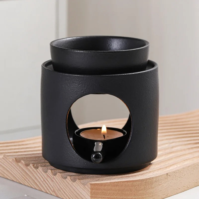 brule parfum noir bougie