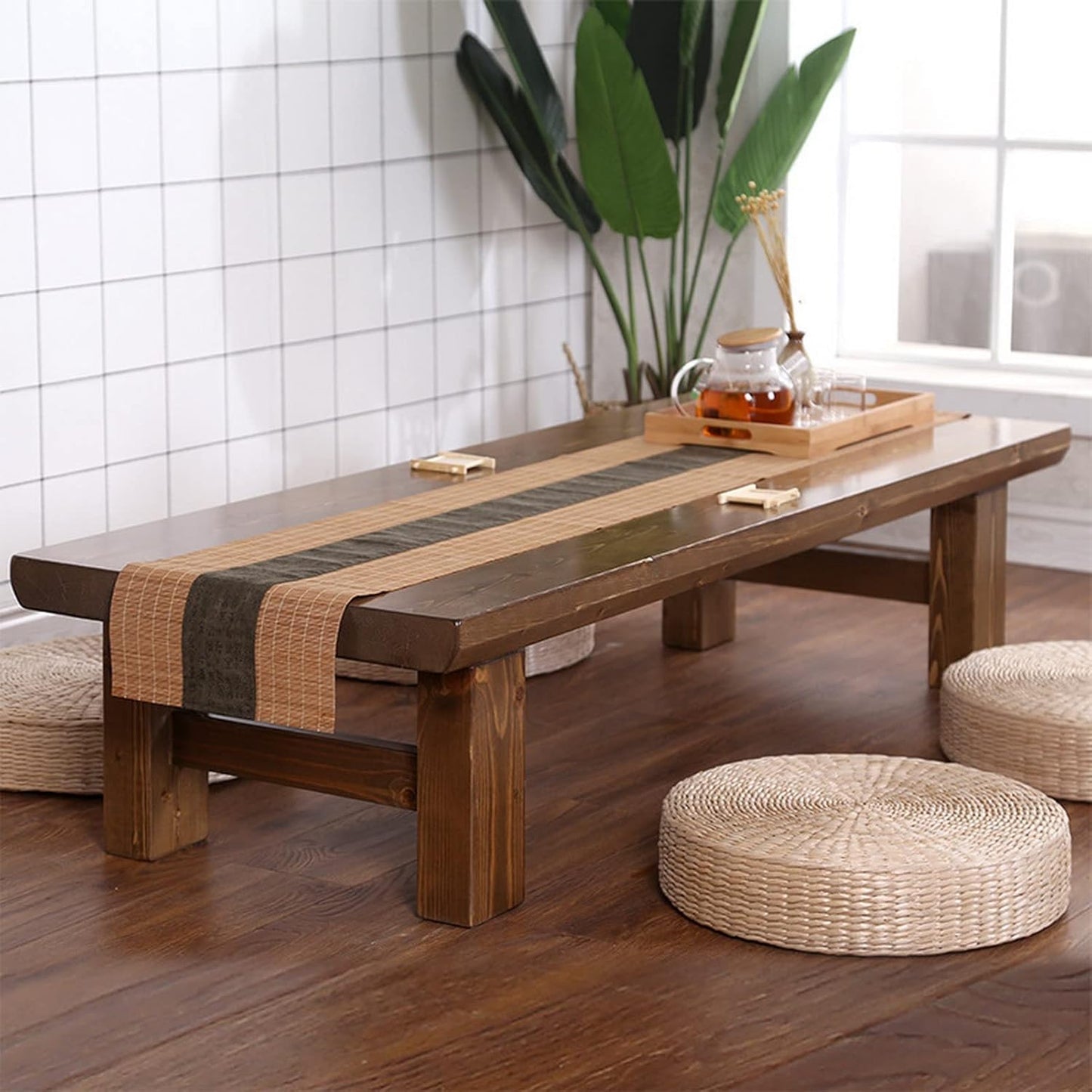 coussin yoga naturel table