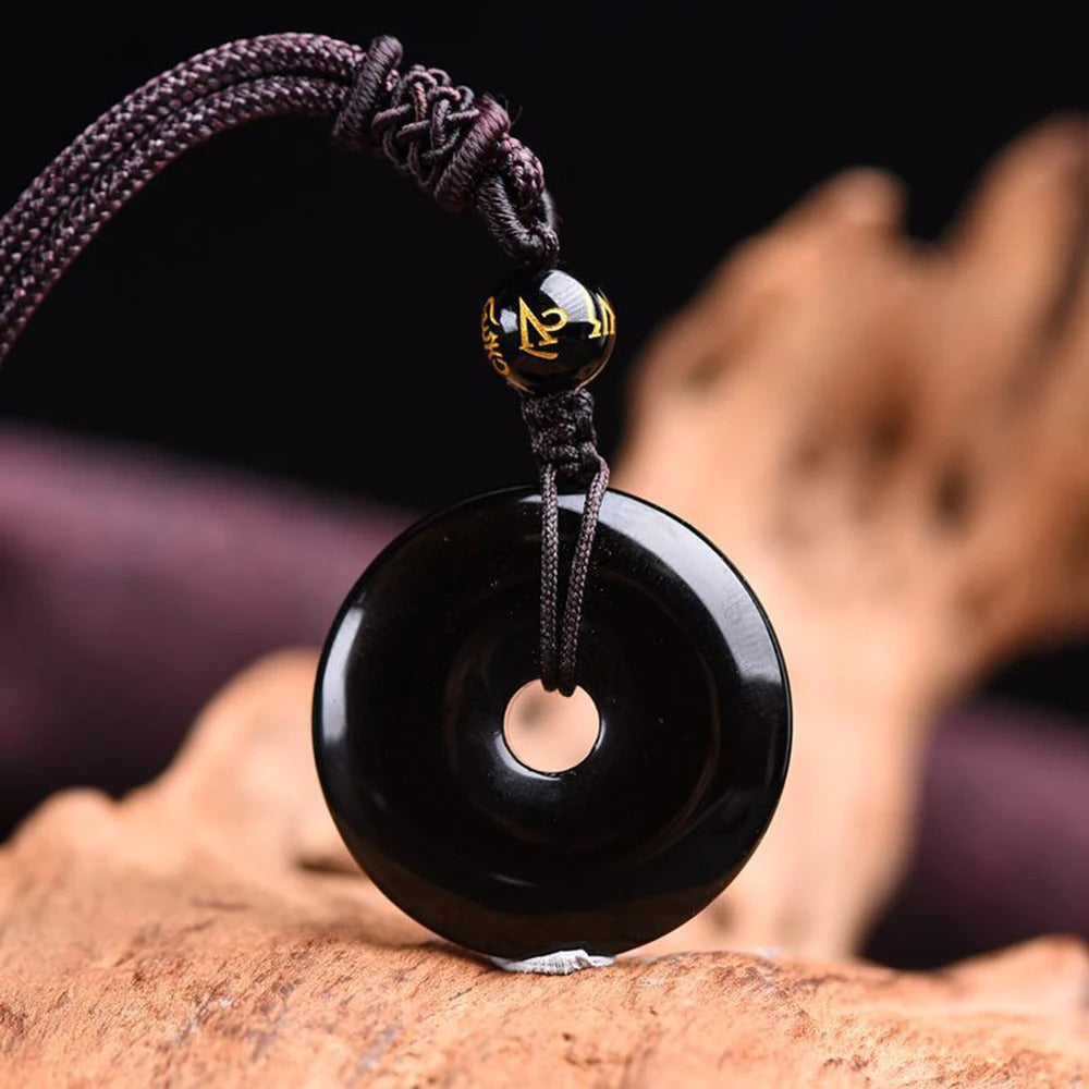 COLLIER DONUT NOIR