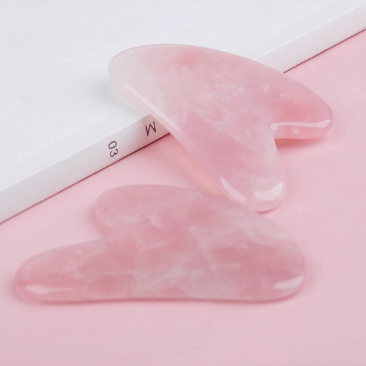 Gua sha quartz rose presentation