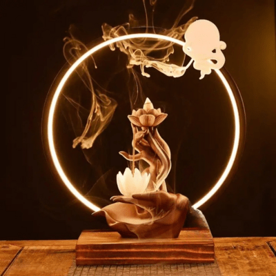 Lampe - Encens Bouddha lumiere