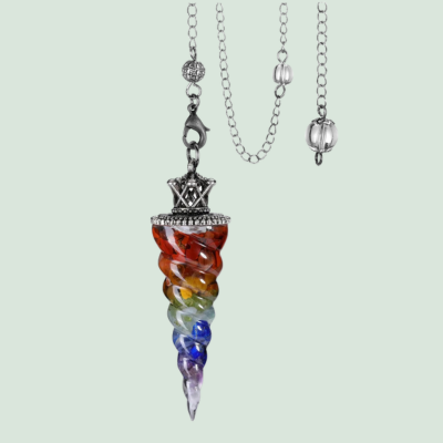 Pendule chakras debout