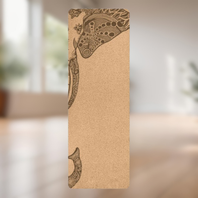 Tapis Yoga imprime elephant