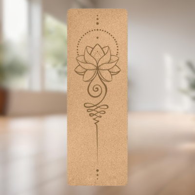 Tapis Yoga imprime lotus
