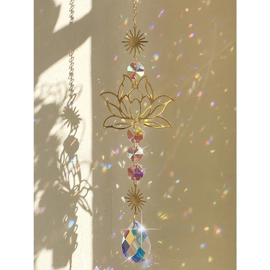 attrape soleil cristal lotus reflets