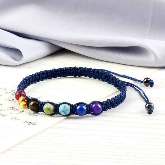 bracelet perle chakra bleu