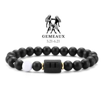 bracelet signes du zodiaque gemeaux