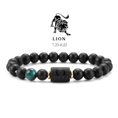bracelet signes du zodiaque lion