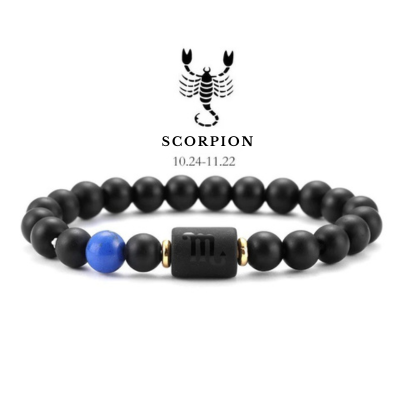 bracelet signes du zodiaque scorpion