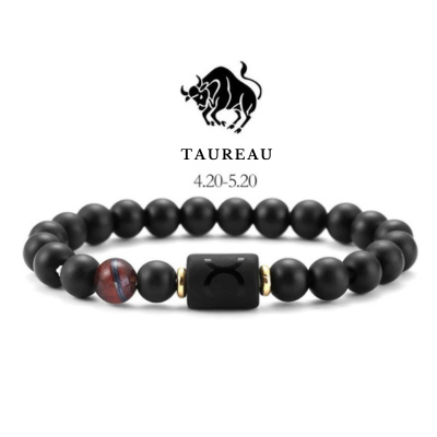 bracelet signes du zodiaque taureau