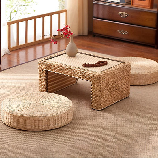 coussin yoga naturel salon