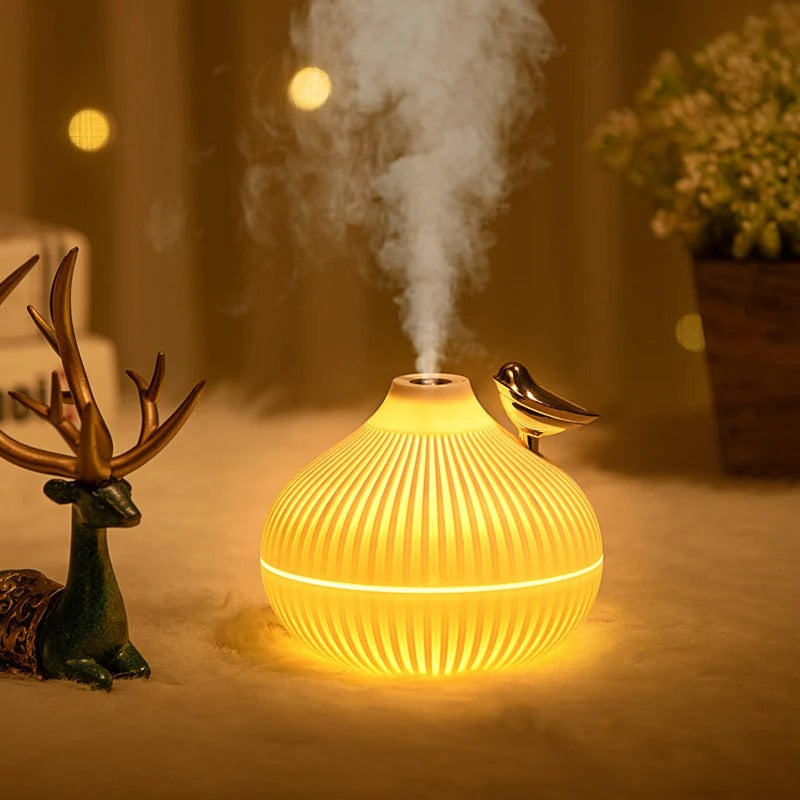 diffuseur huile essentielle oiseau presentation