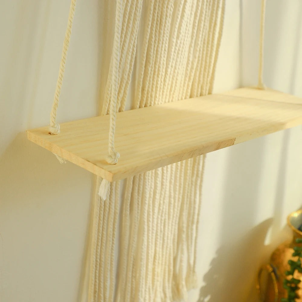 etagere murale macrame zoom tabette