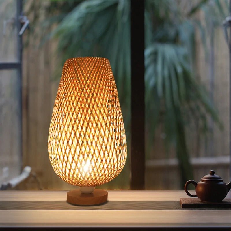 Lampe bambou grand modele