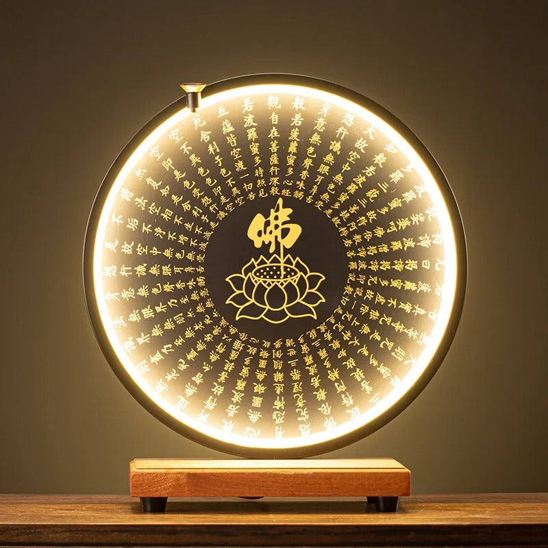 lampe led signes fond