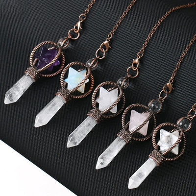 pendule divinatoire etoile cinq modele