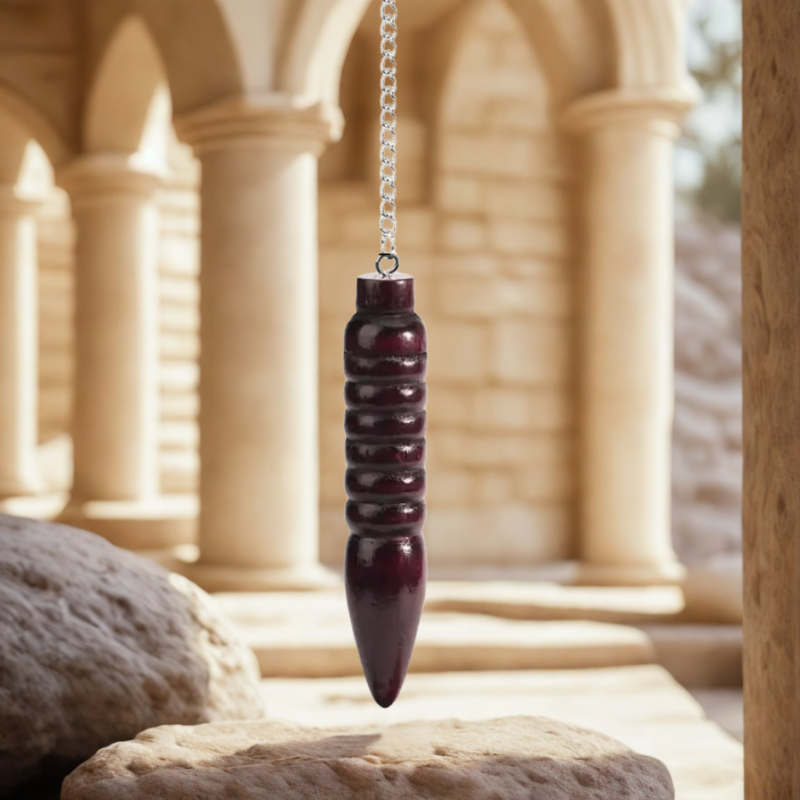 pendule oui non bois variante 2
