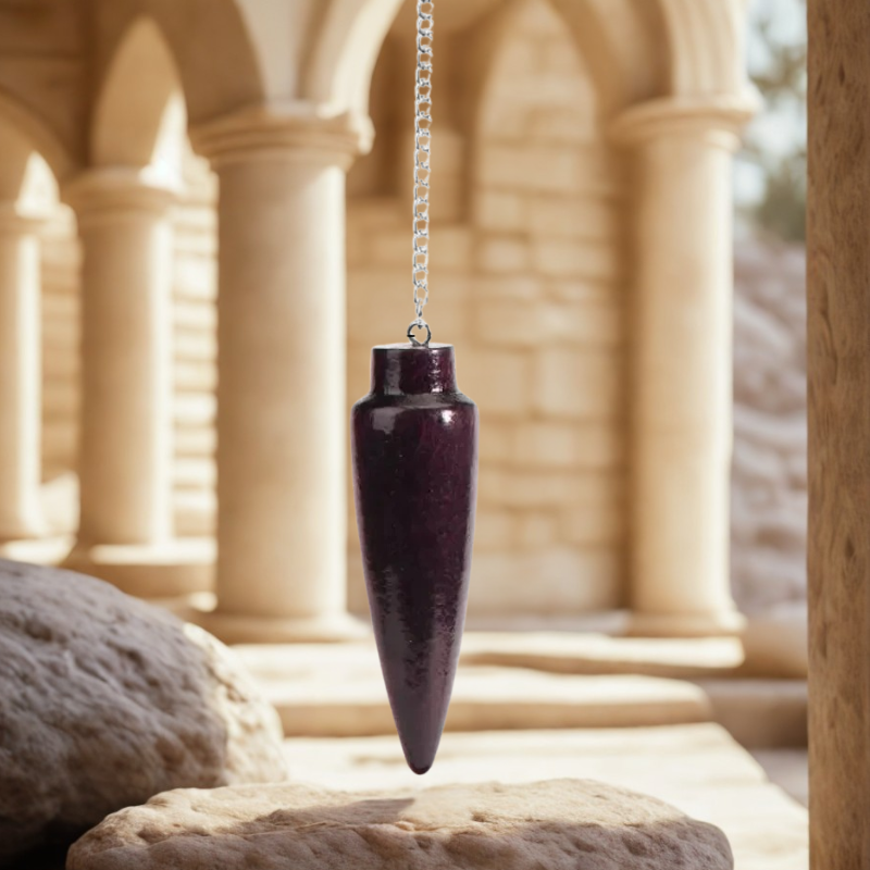 pendule oui non bois variante 3