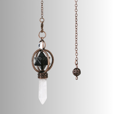 pendule divinatoire etoile noir