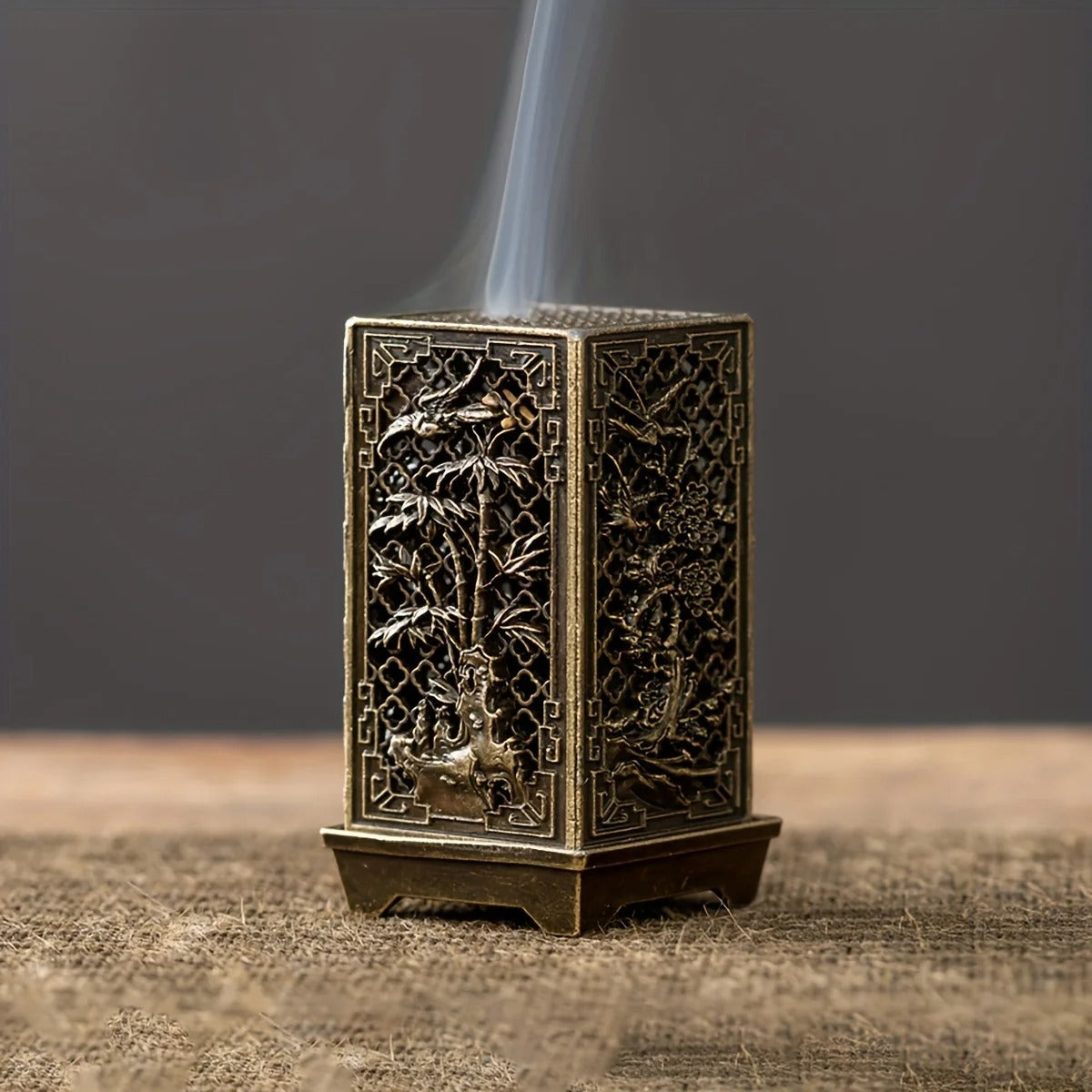 porte encens mini bamboo