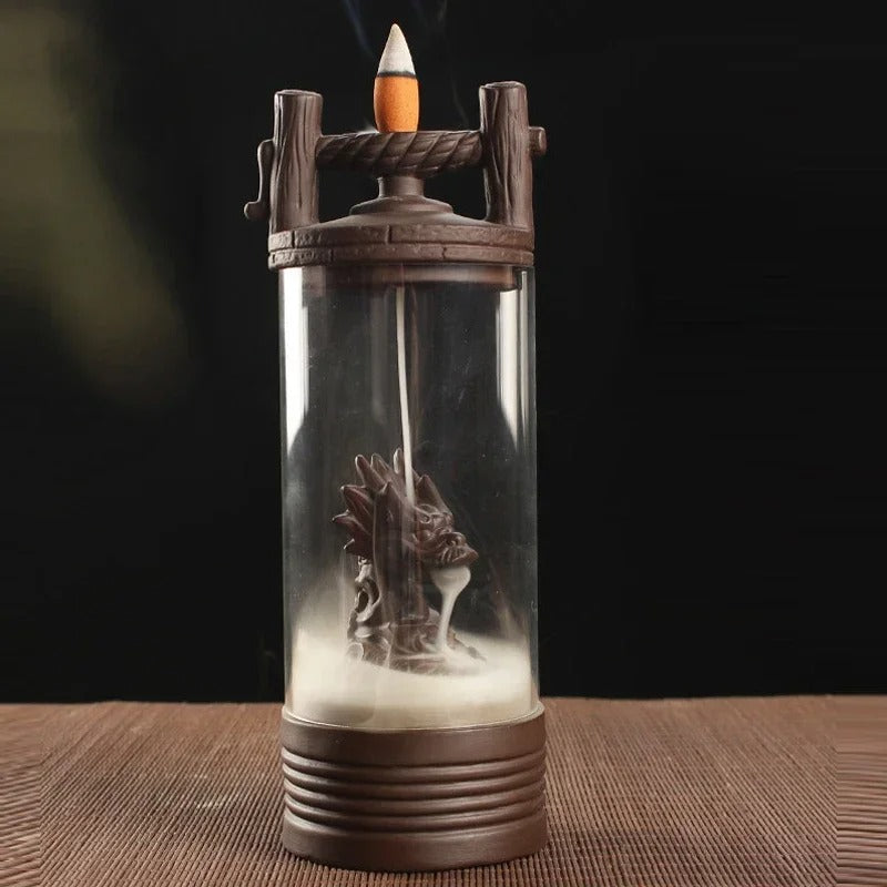 porte encens dragon droite