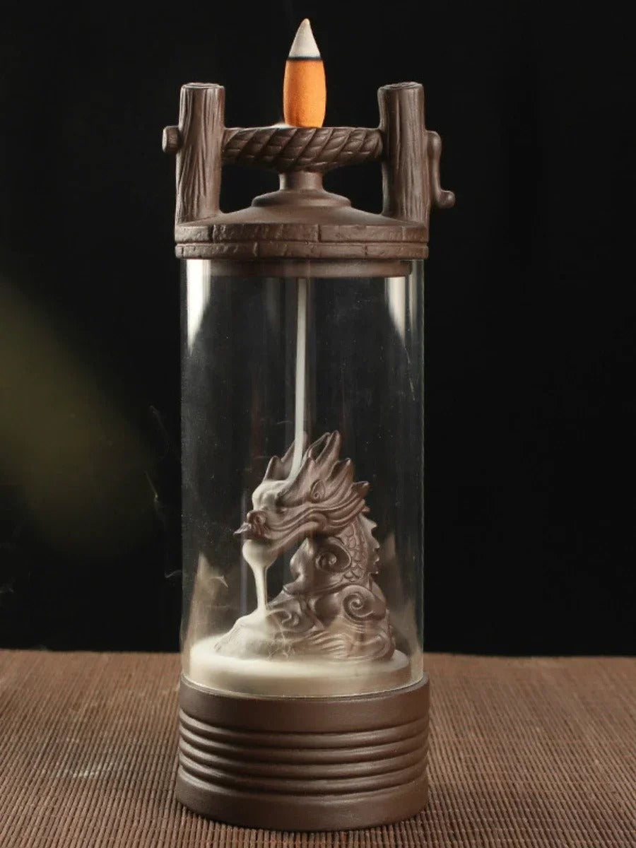 porte encens dragon gauche