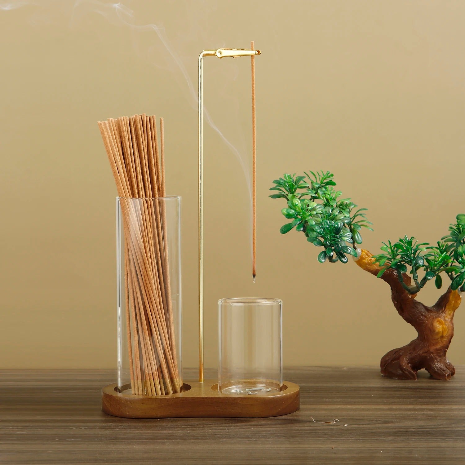 porte encens duo variante fonce