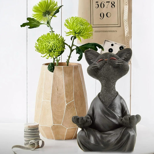 statue chat noir
