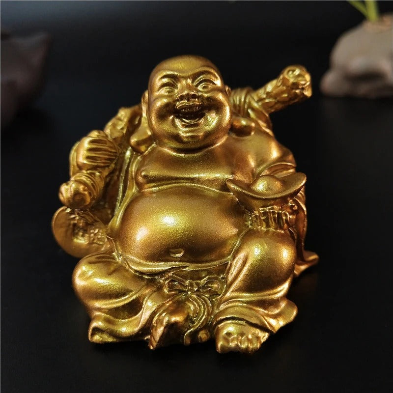 statue bouddha rieur face