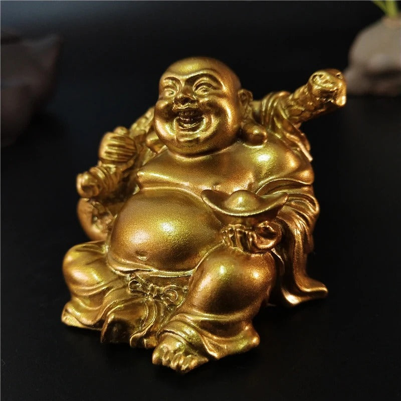 statue bouddha rieur gauche