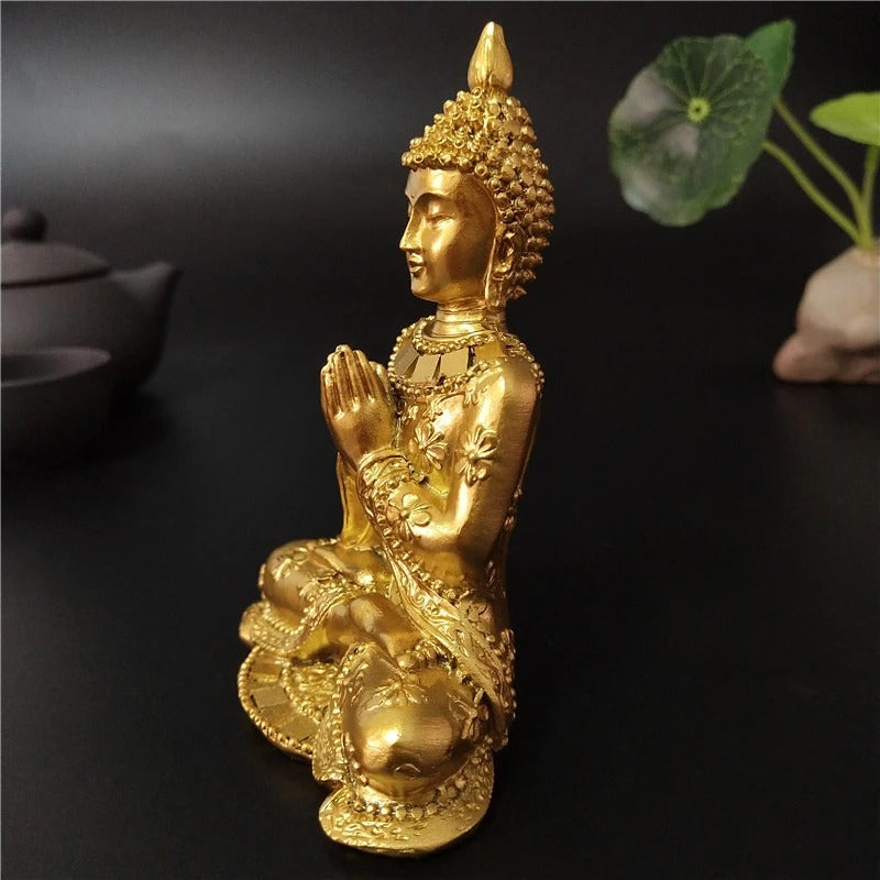 statue bouddha thaï profil