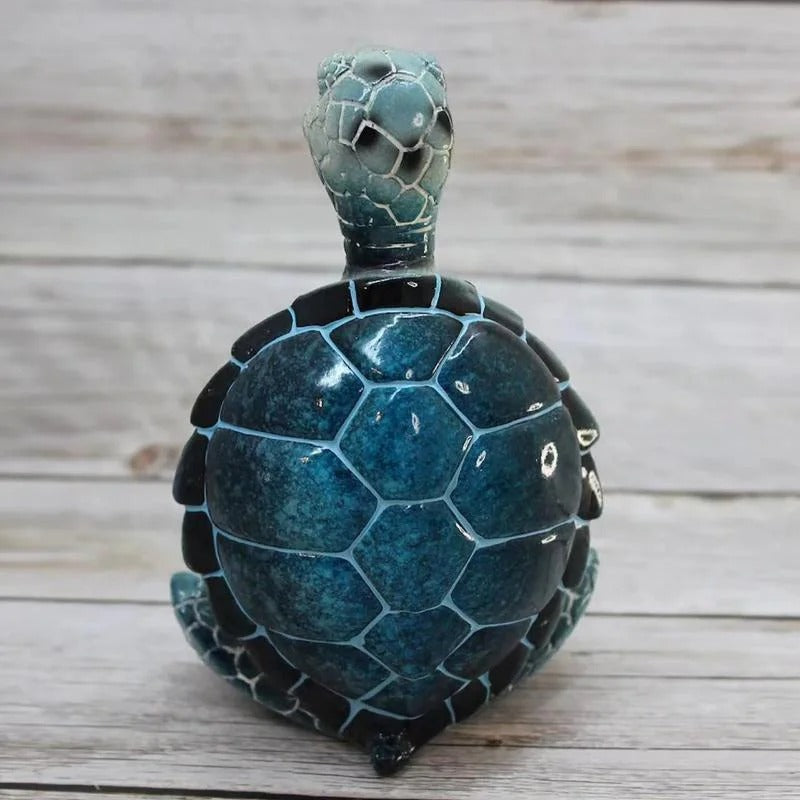 statue tortue zen dos