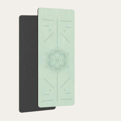 tapis de yoga mandala vert